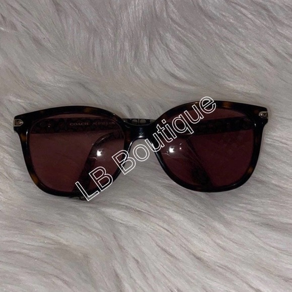 COACH Sunglasses HC 8132 (L109)  529113 (Dk Tort/Dk Tort Military Sig C) - Picture 1 of 4